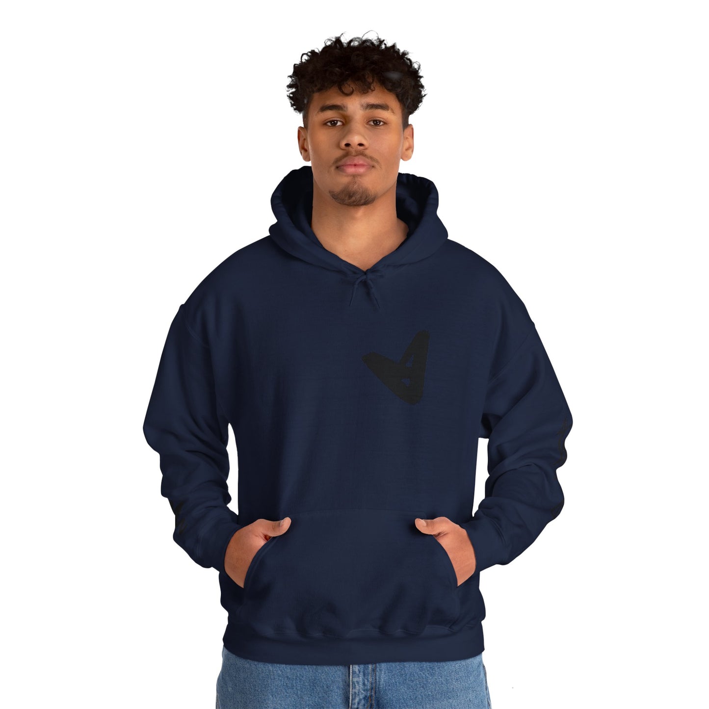 Black hart hoddie