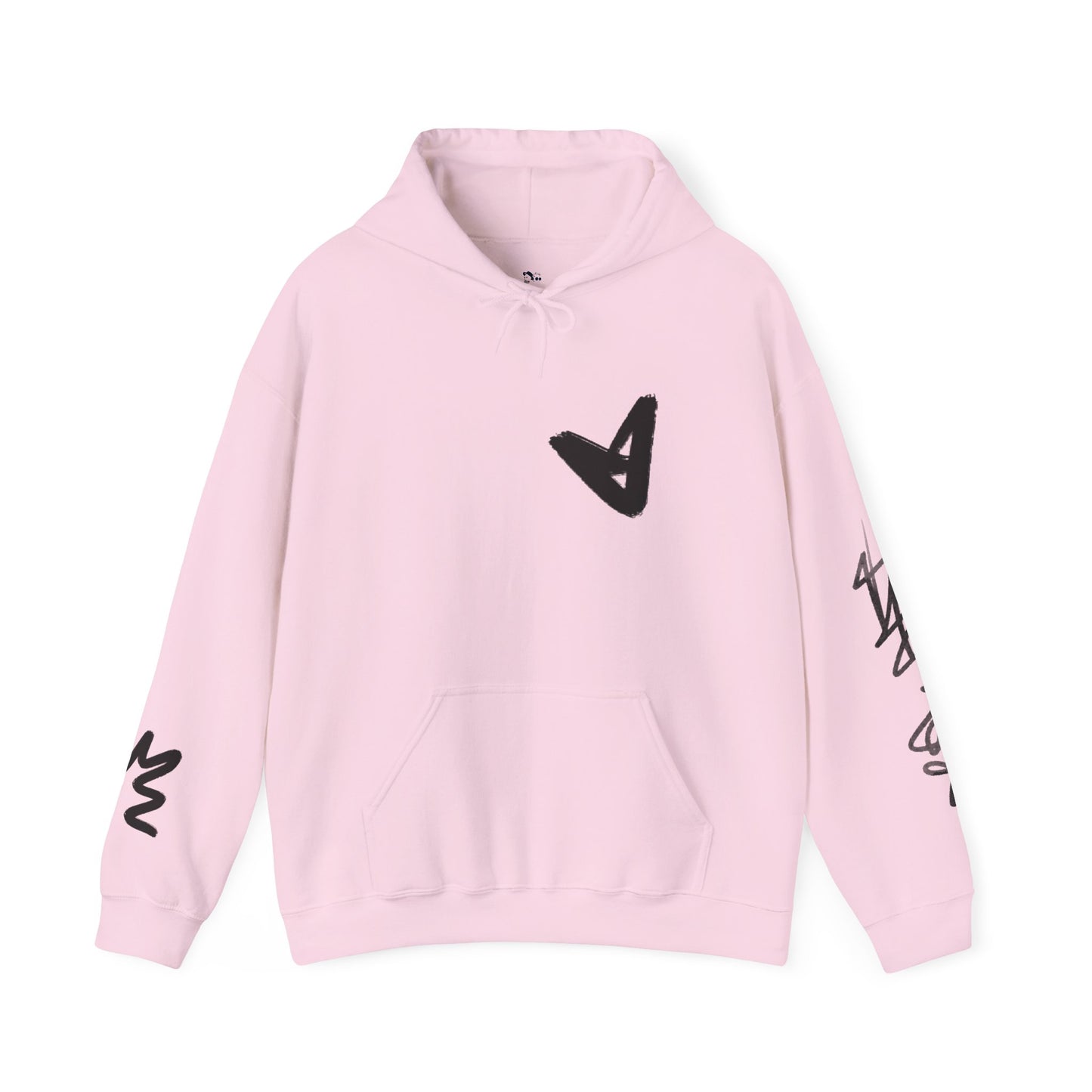 Black hart hoddie