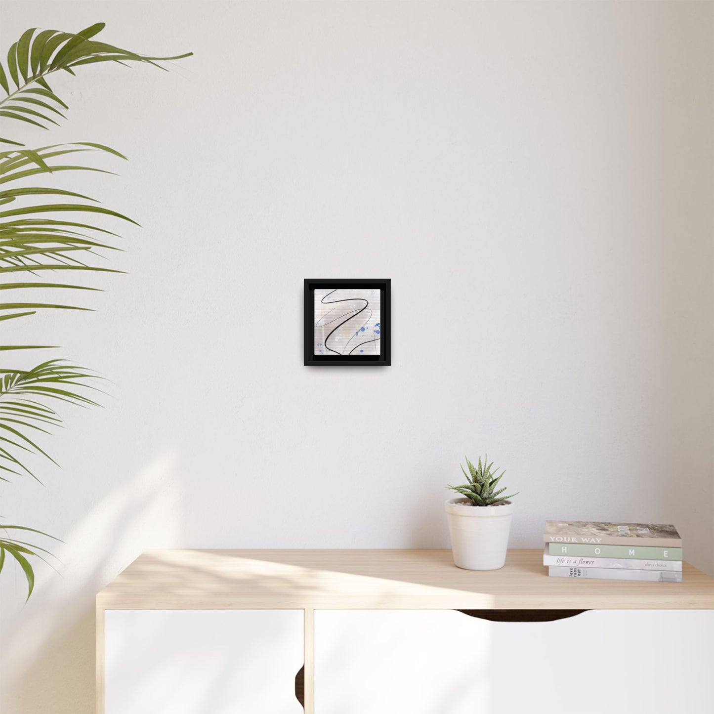Framed Abstract Canvas Art - Modern Multi-Color Wall Decor