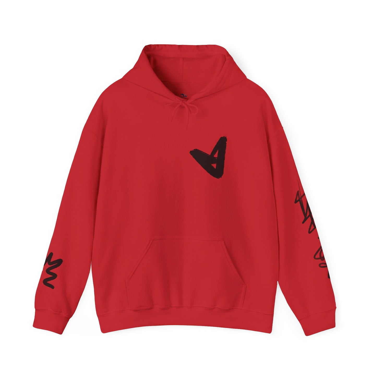 Black hart hoddie