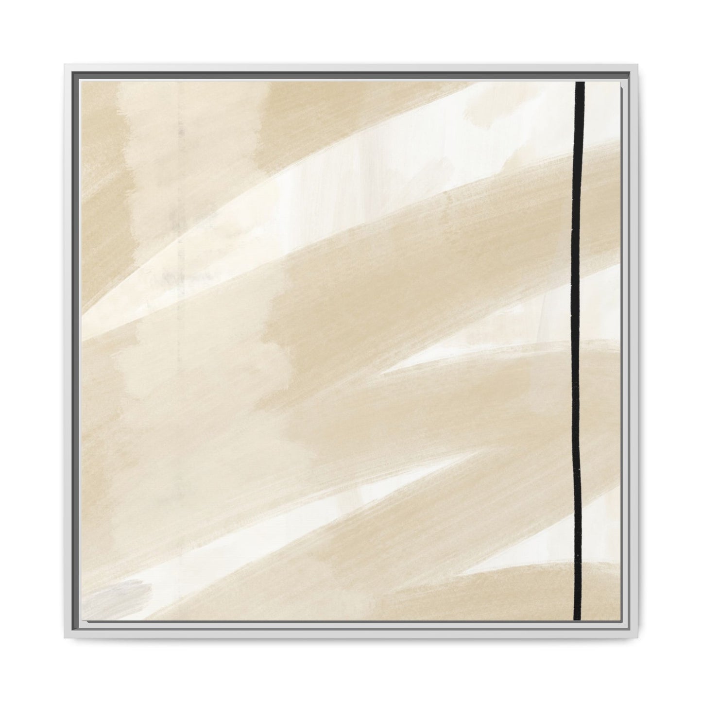 Modern Abstract Framed Canvas Art - Multi-color Wall Decor
