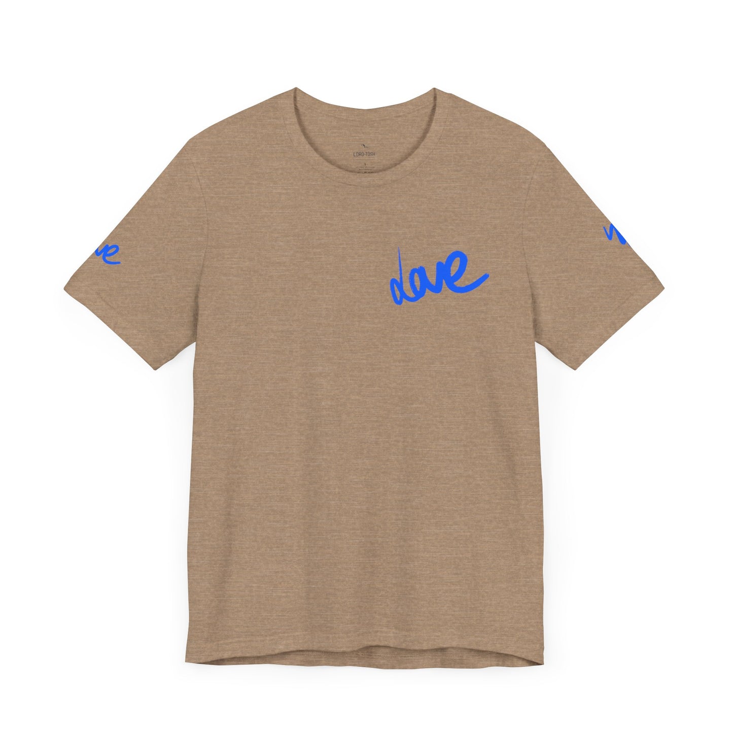 Casual Unisex Tee - Stylish 'dave' Graphic Short Sleeve Shirt