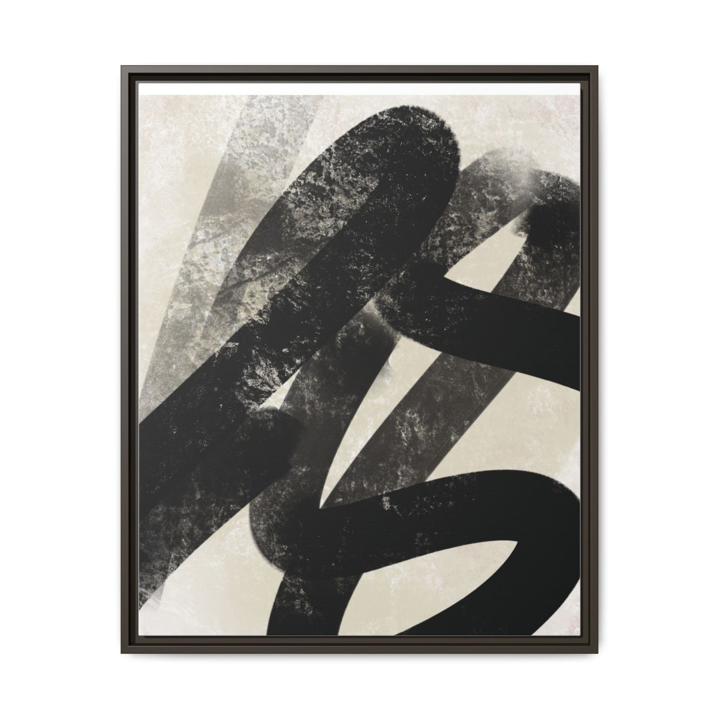 Modern Abstract Framed Canvas Art - Multi-Color Decorative Wall Decor