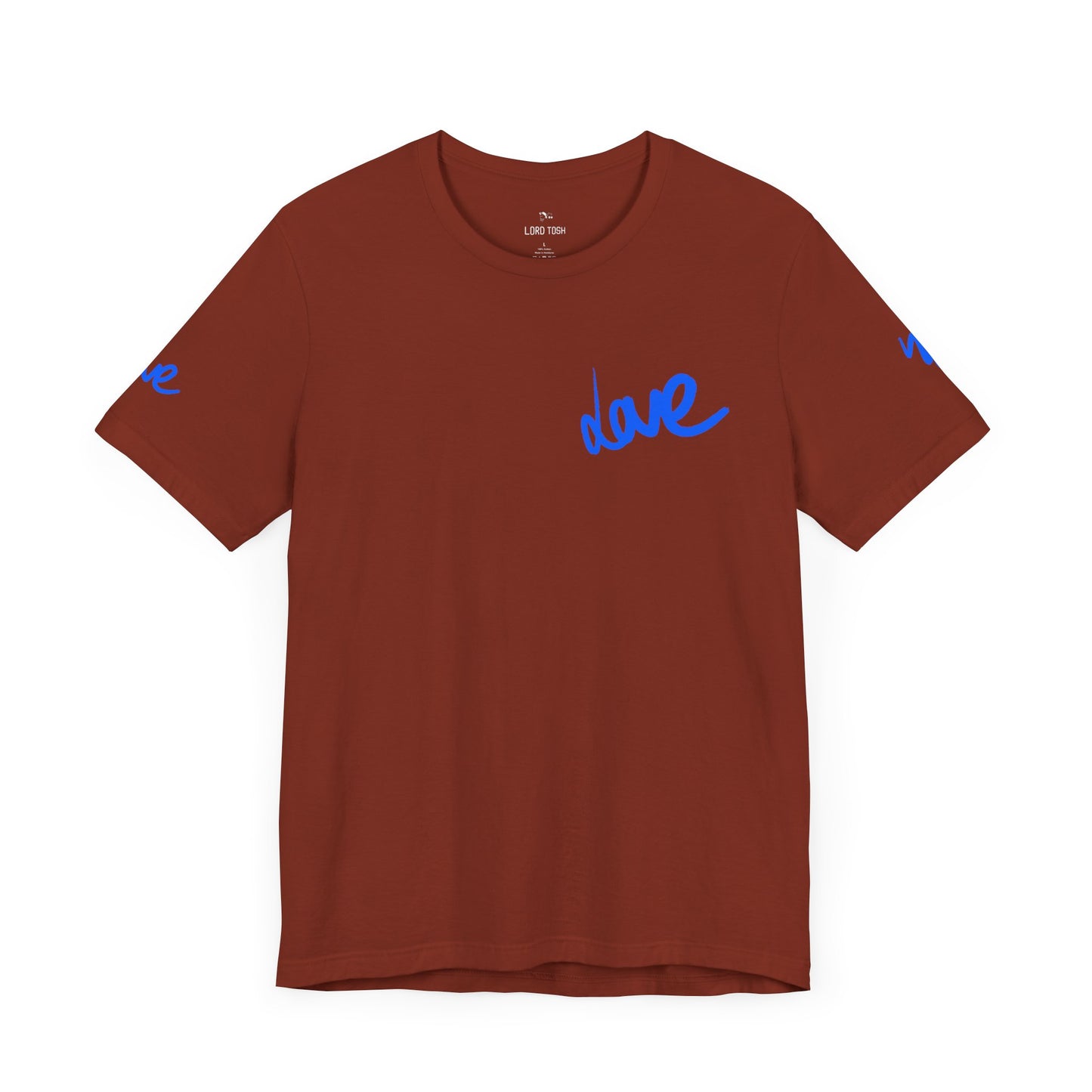 Casual Unisex Tee - Stylish 'dave' Graphic Short Sleeve Shirt
