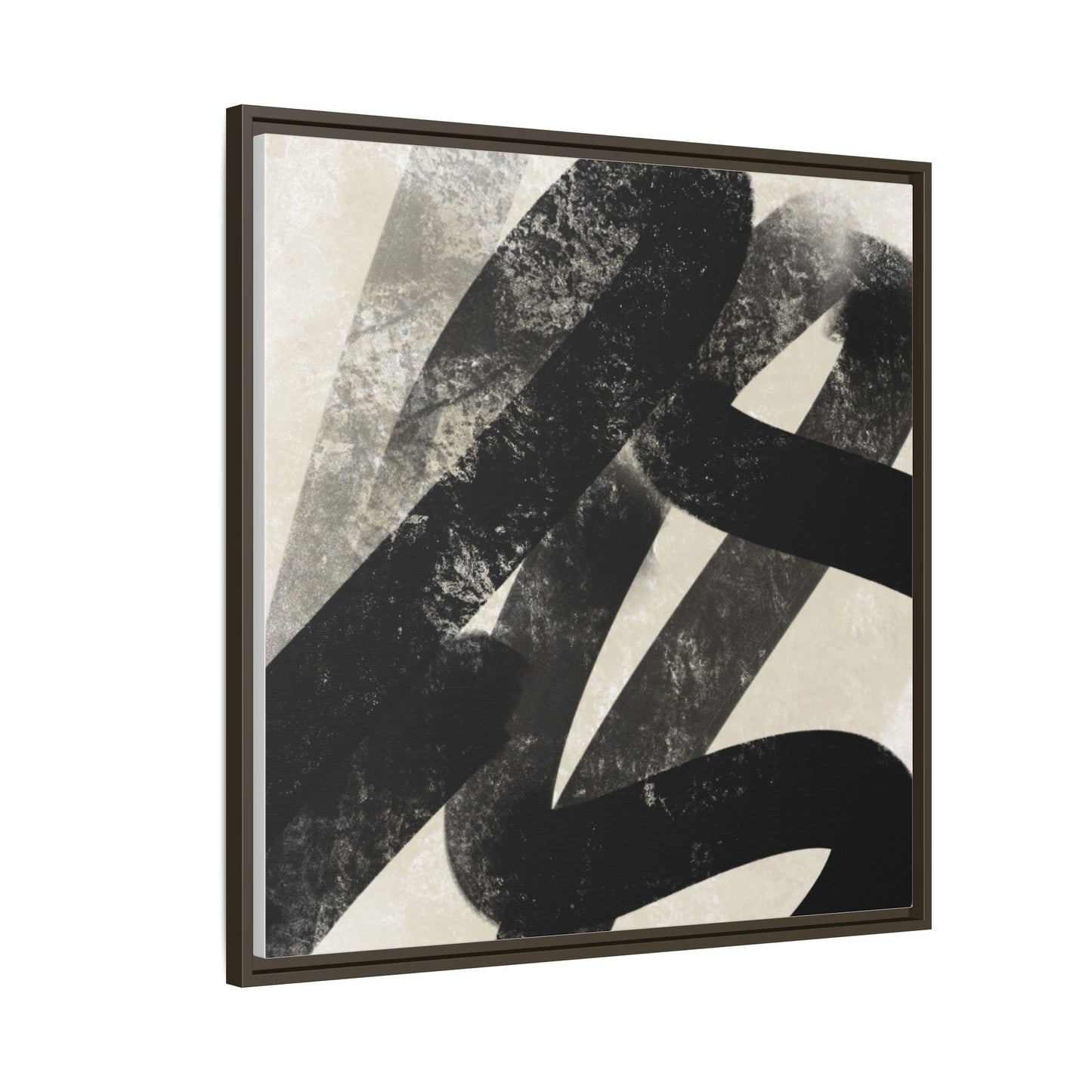 Modern Abstract Framed Canvas Art - Multi-Color Decorative Wall Decor