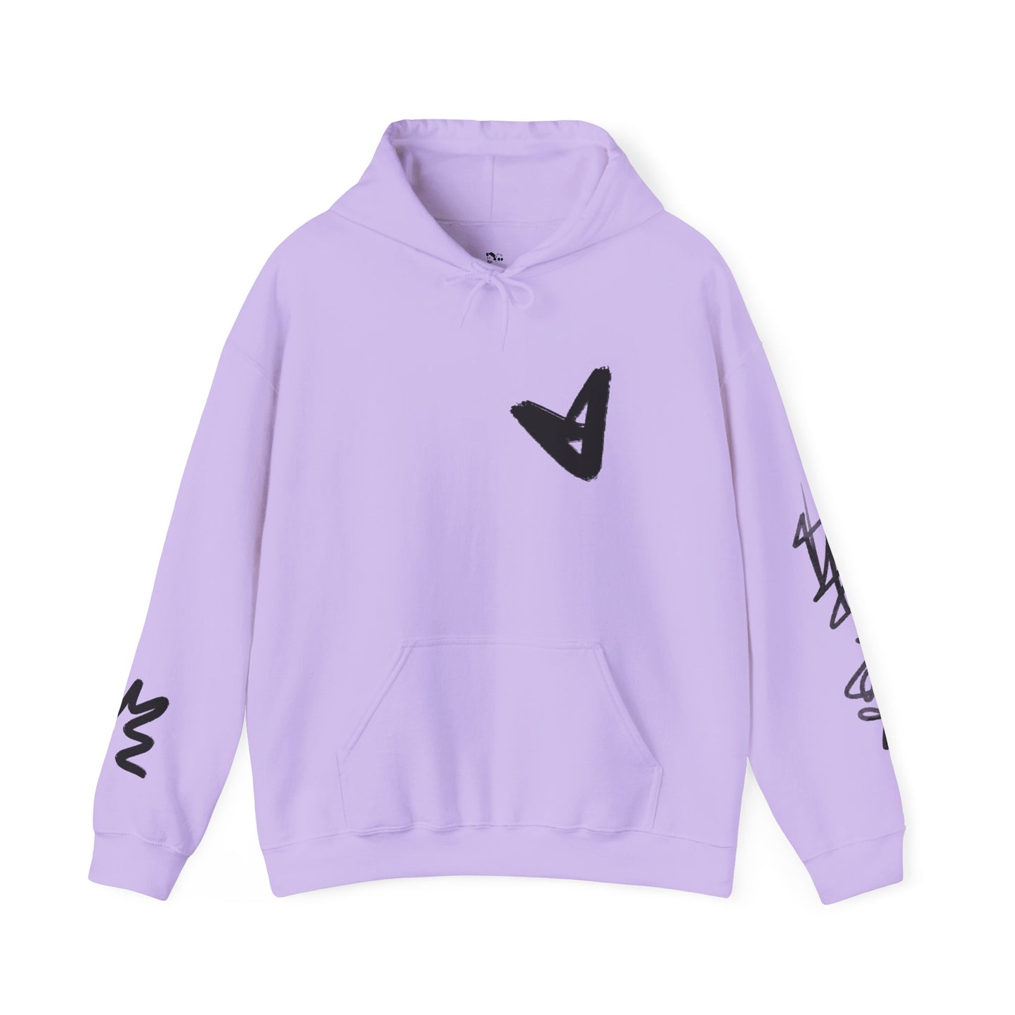 Black hart hoddie
