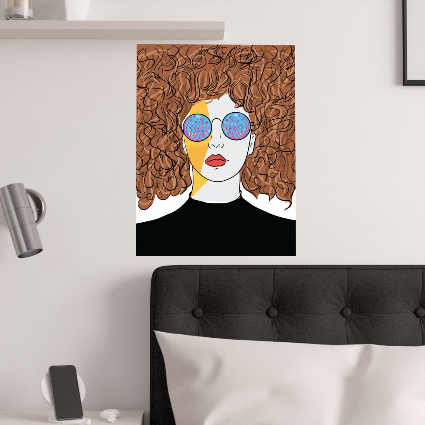 Retro Sunglasses Art Print poster