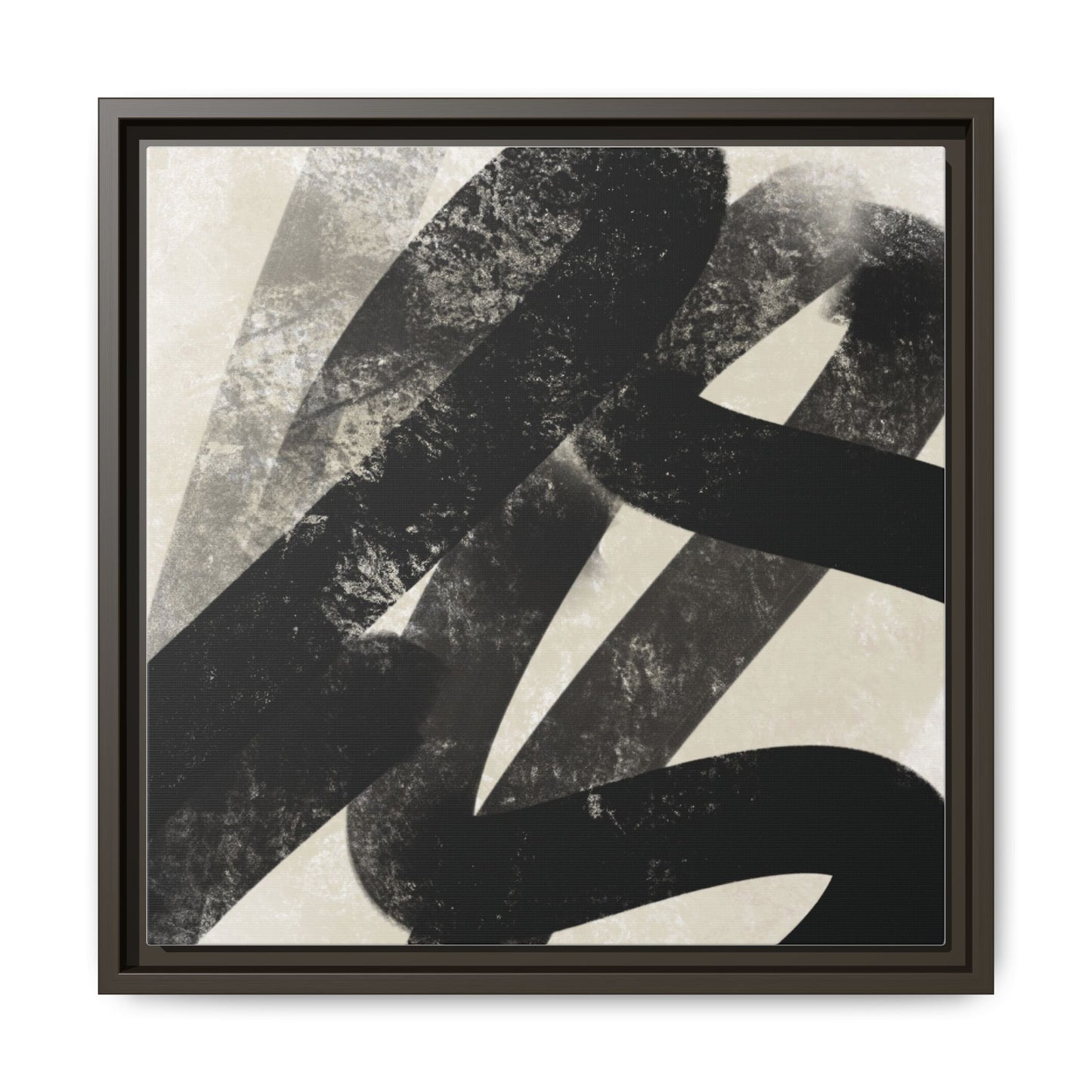 Modern Abstract Framed Canvas Art - Multi-Color Decorative Wall Decor
