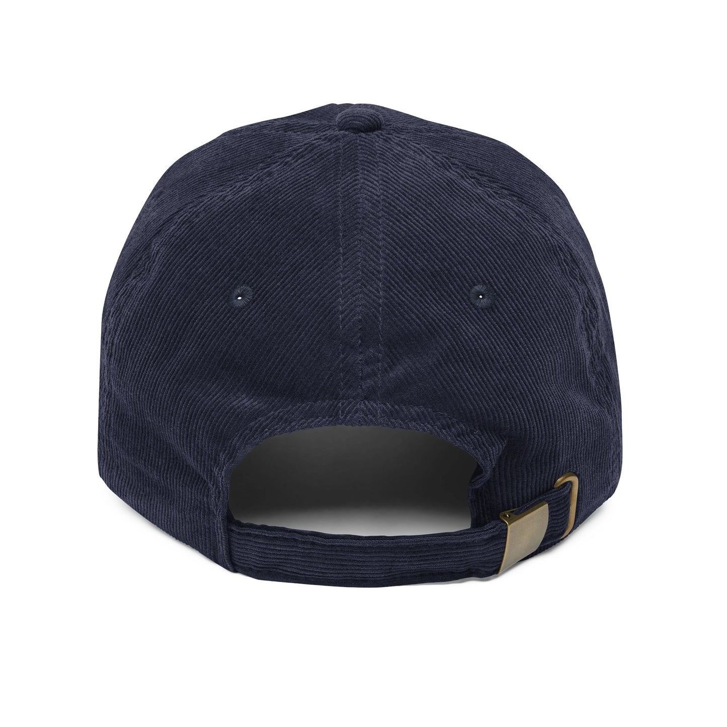 Vintage Corduroy Cap with 'Attitude' Embroidery