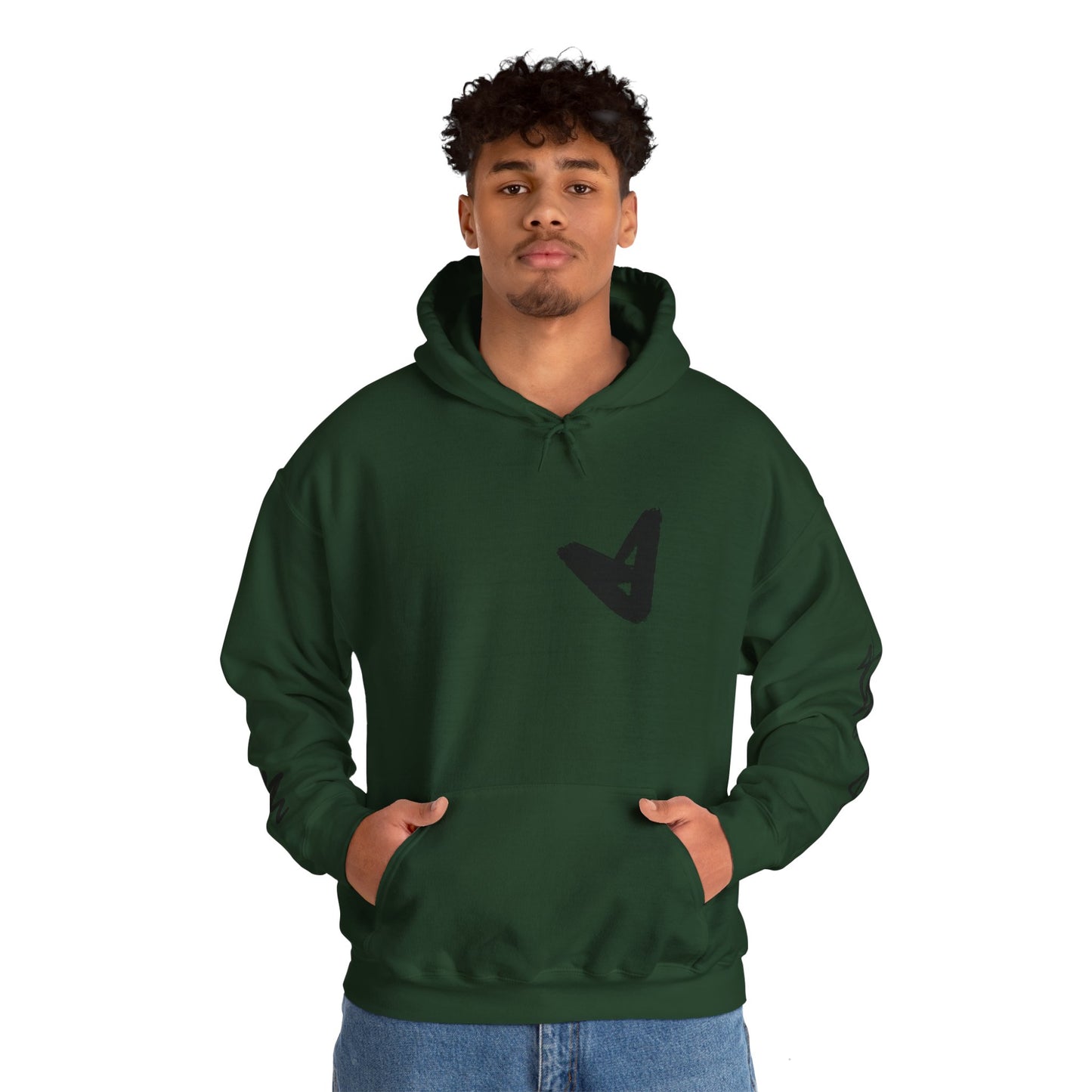 Black hart hoddie