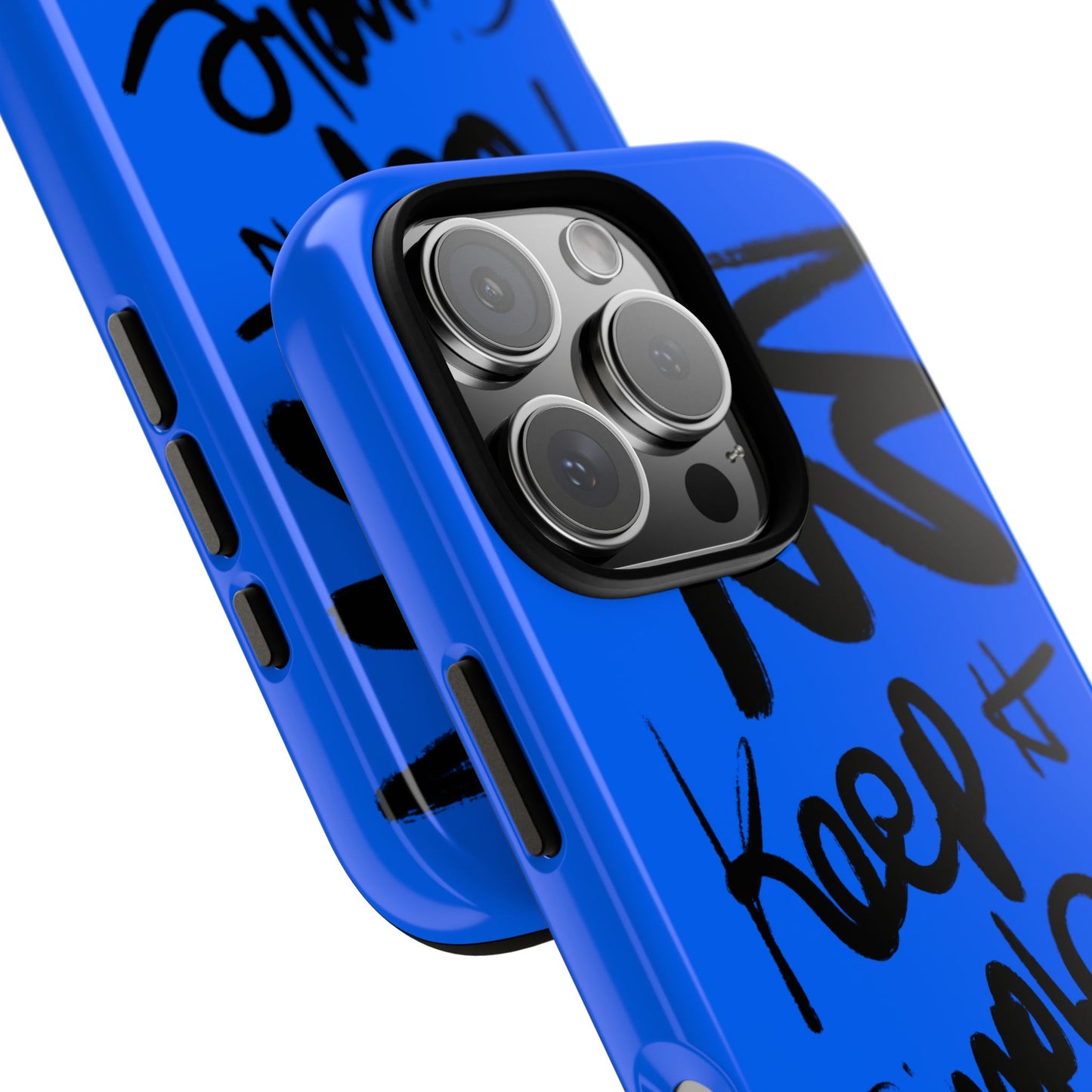 Stylish Phone Case - Keep It Simple Blue Design