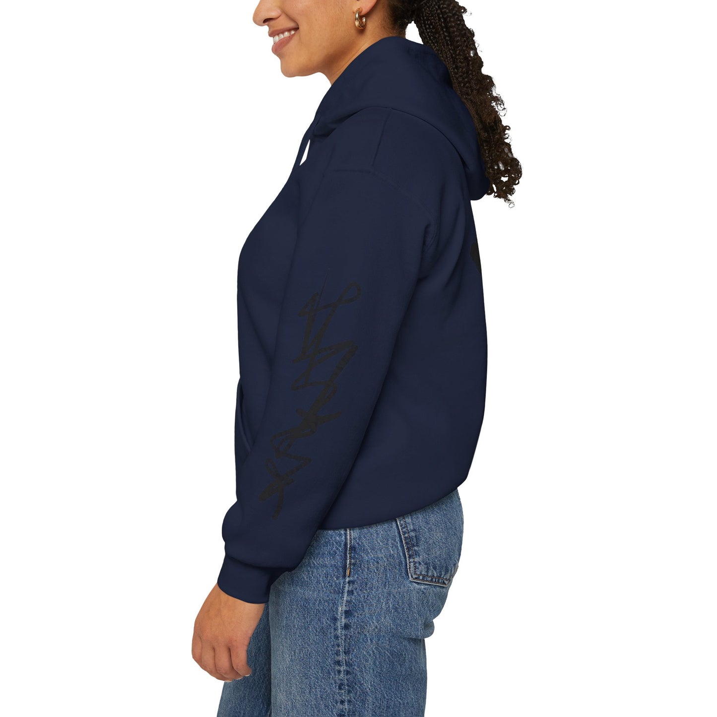Black hart hoddie
