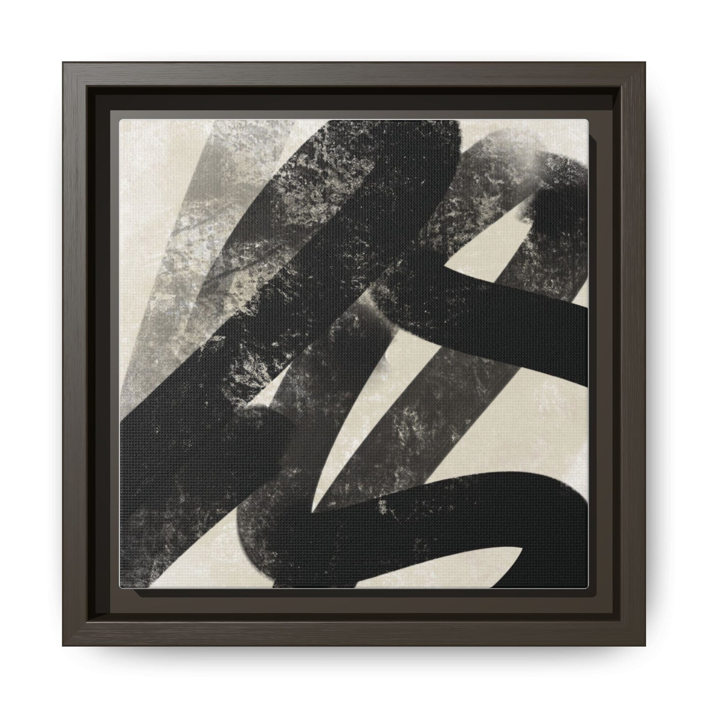 Modern Abstract Framed Canvas Art - Multi-Color Decorative Wall Decor