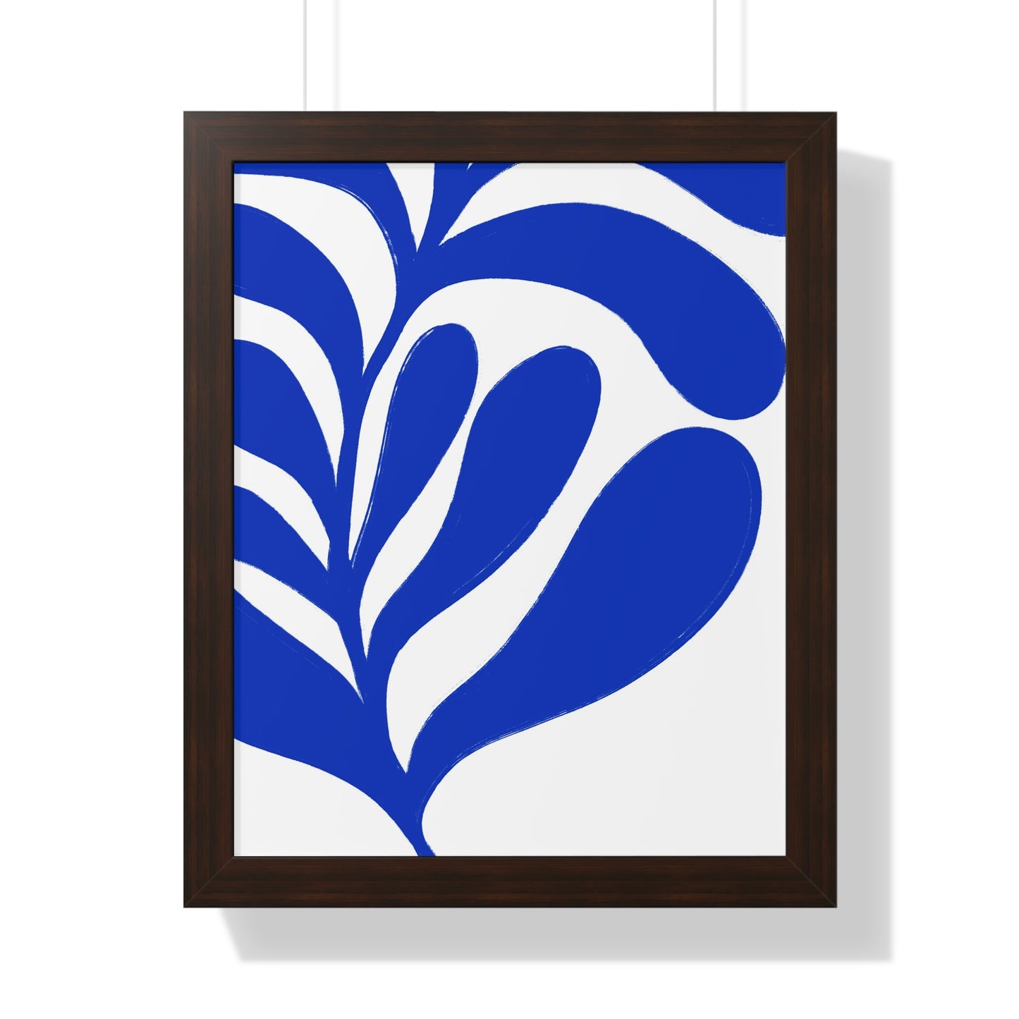 Botanical Blue Art Framed Poster