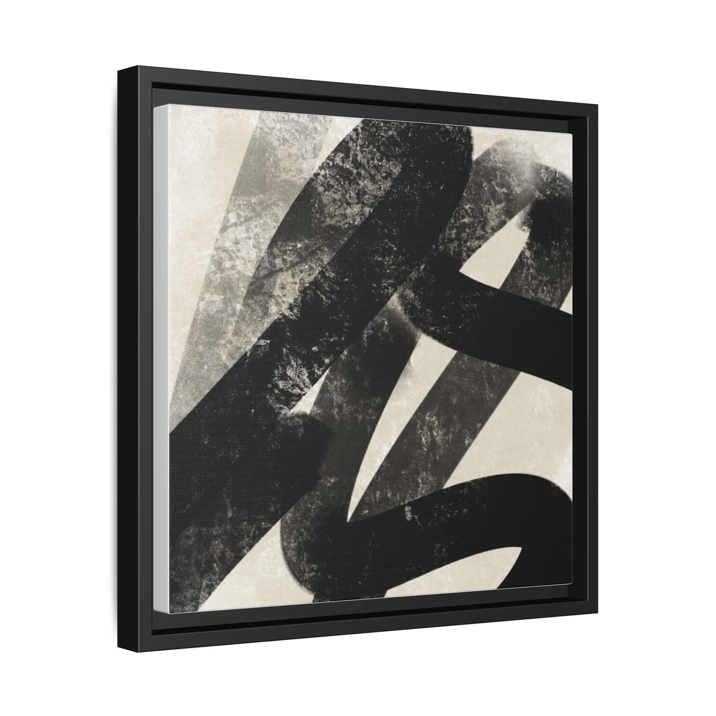 Modern Abstract Framed Canvas Art - Multi-Color Decorative Wall Decor
