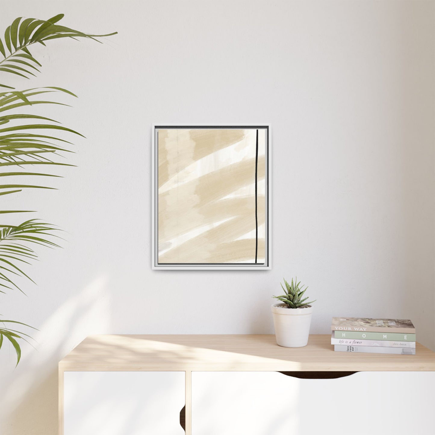 Modern Abstract Framed Canvas Art - Multi-color Wall Decor
