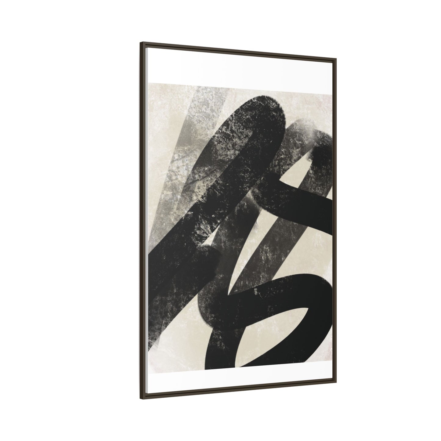 Modern Abstract Framed Canvas Art - Multi-Color Decorative Wall Decor