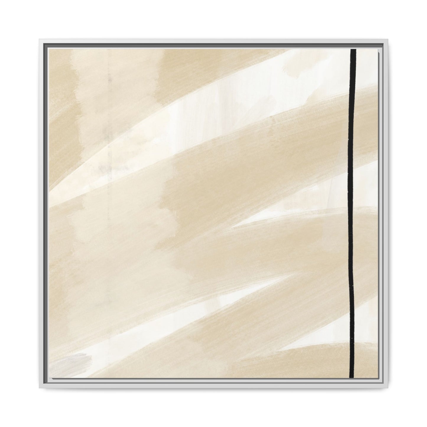 Modern Abstract Framed Canvas Art - Multi-color Wall Decor