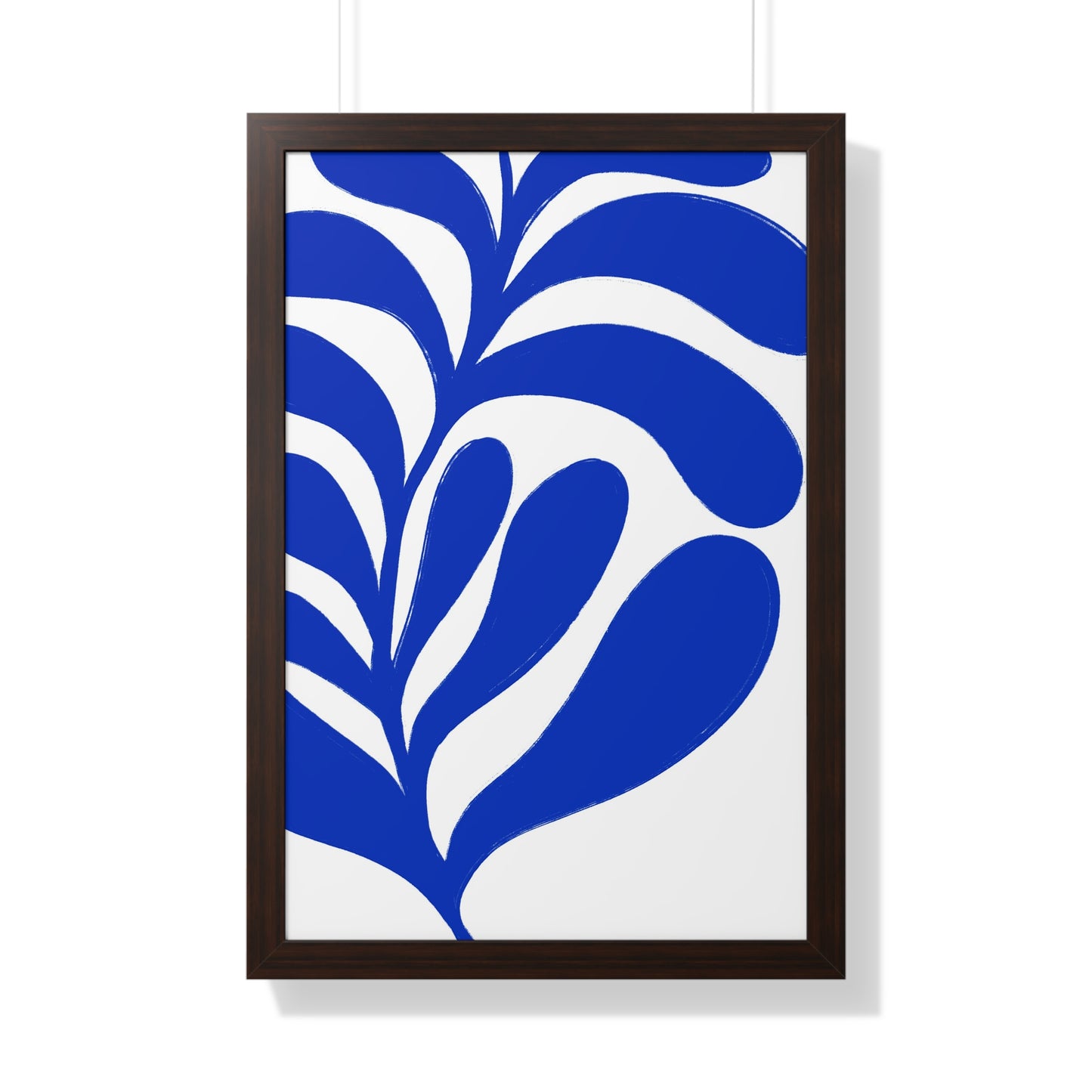 Botanical Blue Art Framed Poster