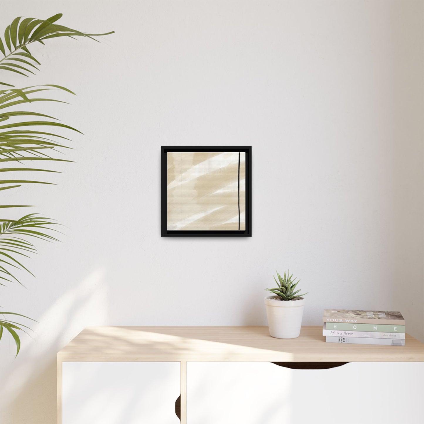 Modern Abstract Framed Canvas Art - Multi-color Wall Decor
