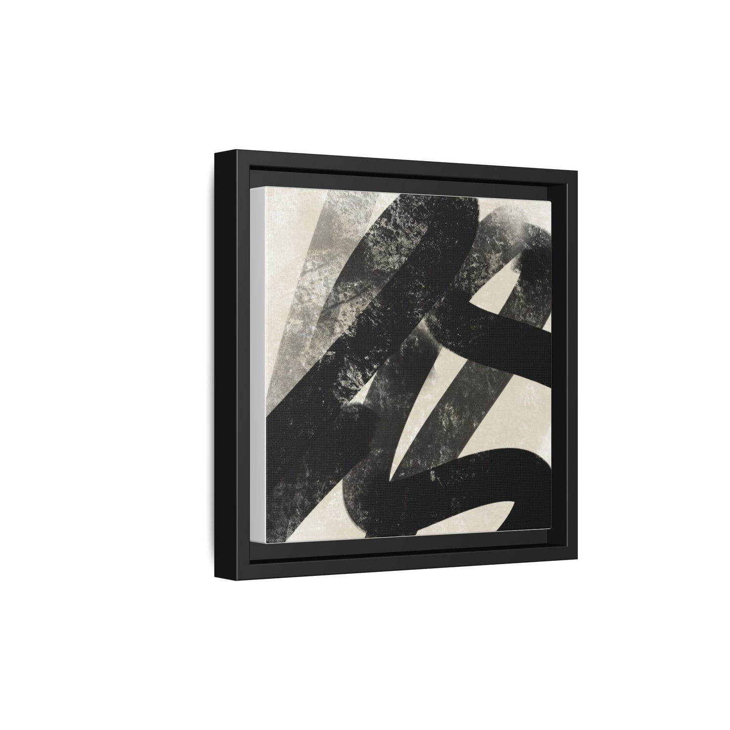 Modern Abstract Framed Canvas Art - Multi-Color Decorative Wall Decor