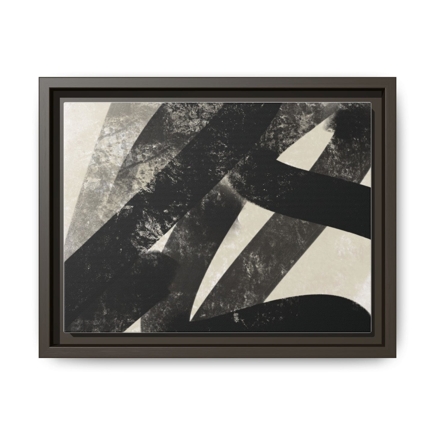 Modern Abstract Framed Canvas Art - Multi-Color Decorative Wall Decor