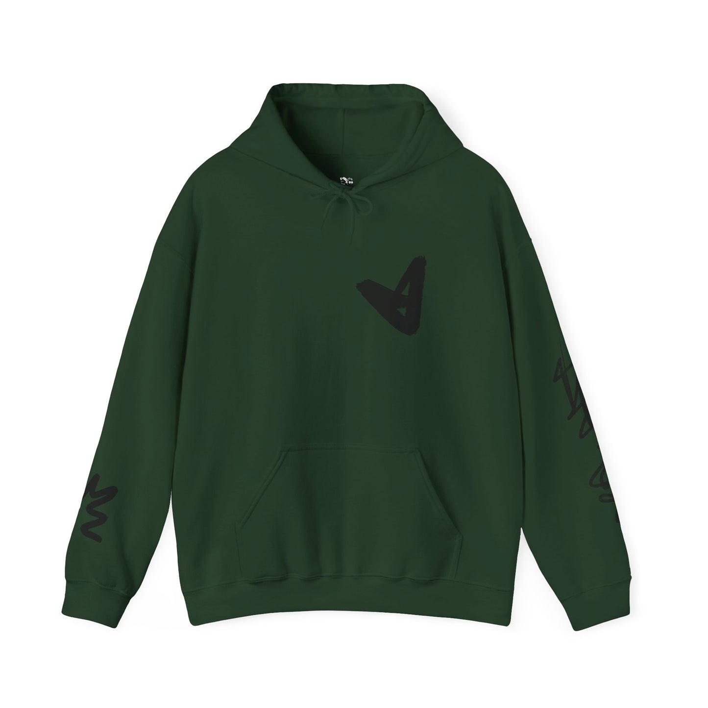 Black hart hoddie