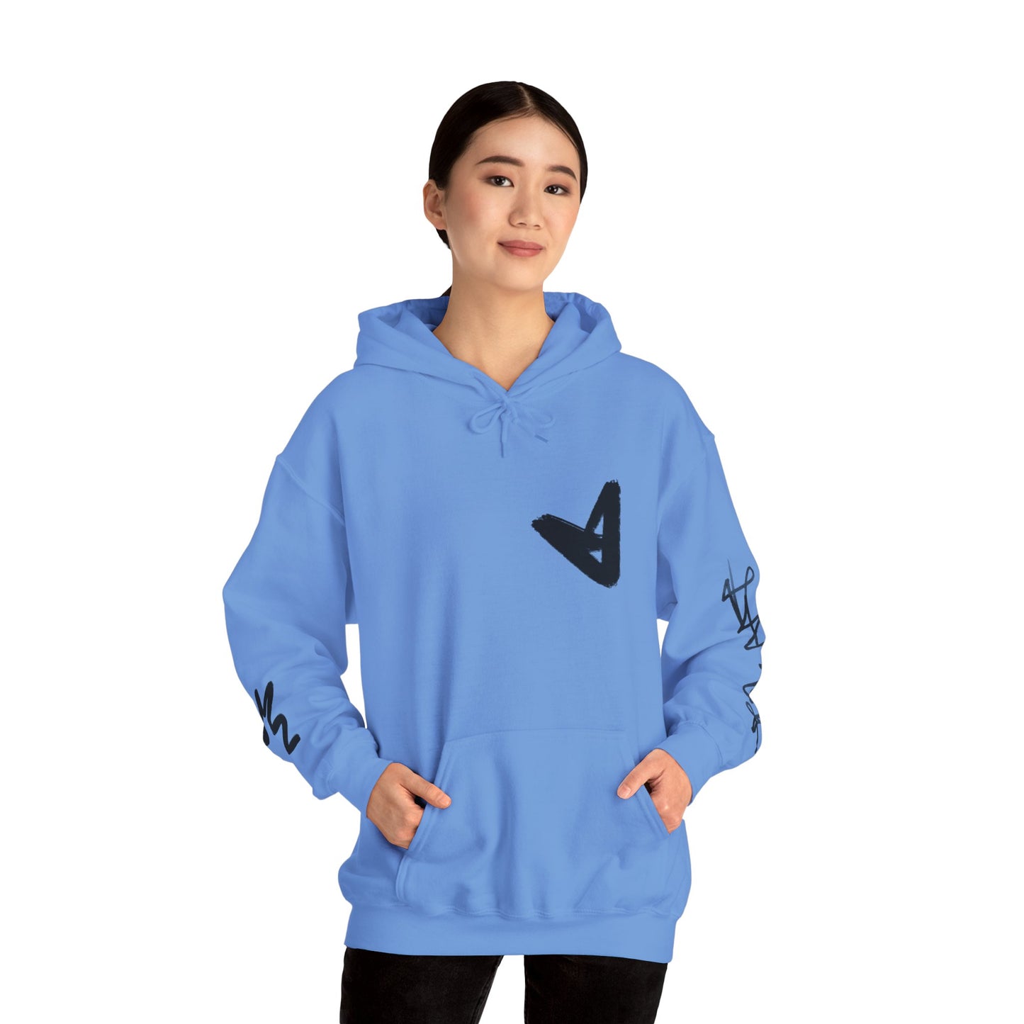 Black hart hoddie