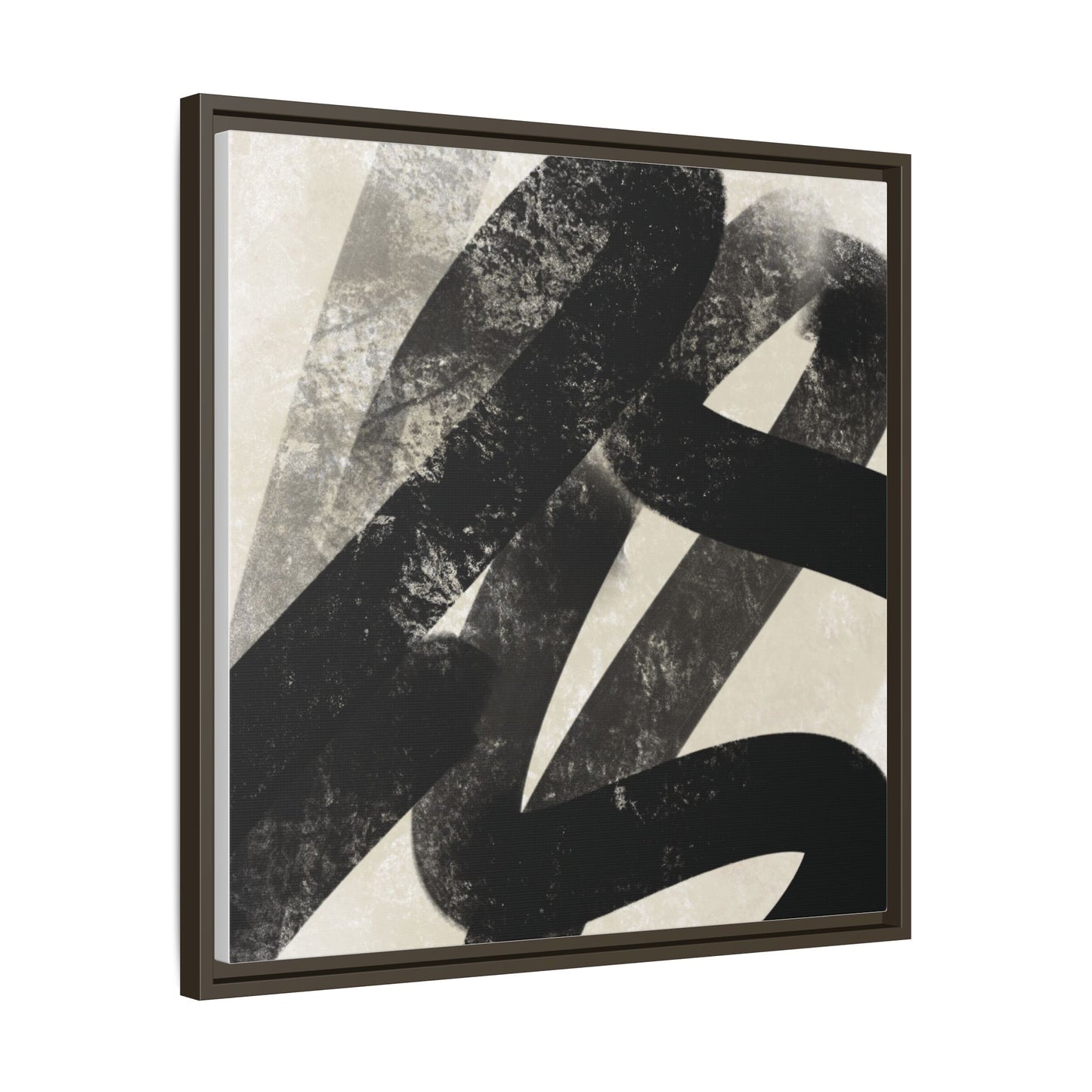 Modern Abstract Framed Canvas Art - Multi-Color Decorative Wall Decor