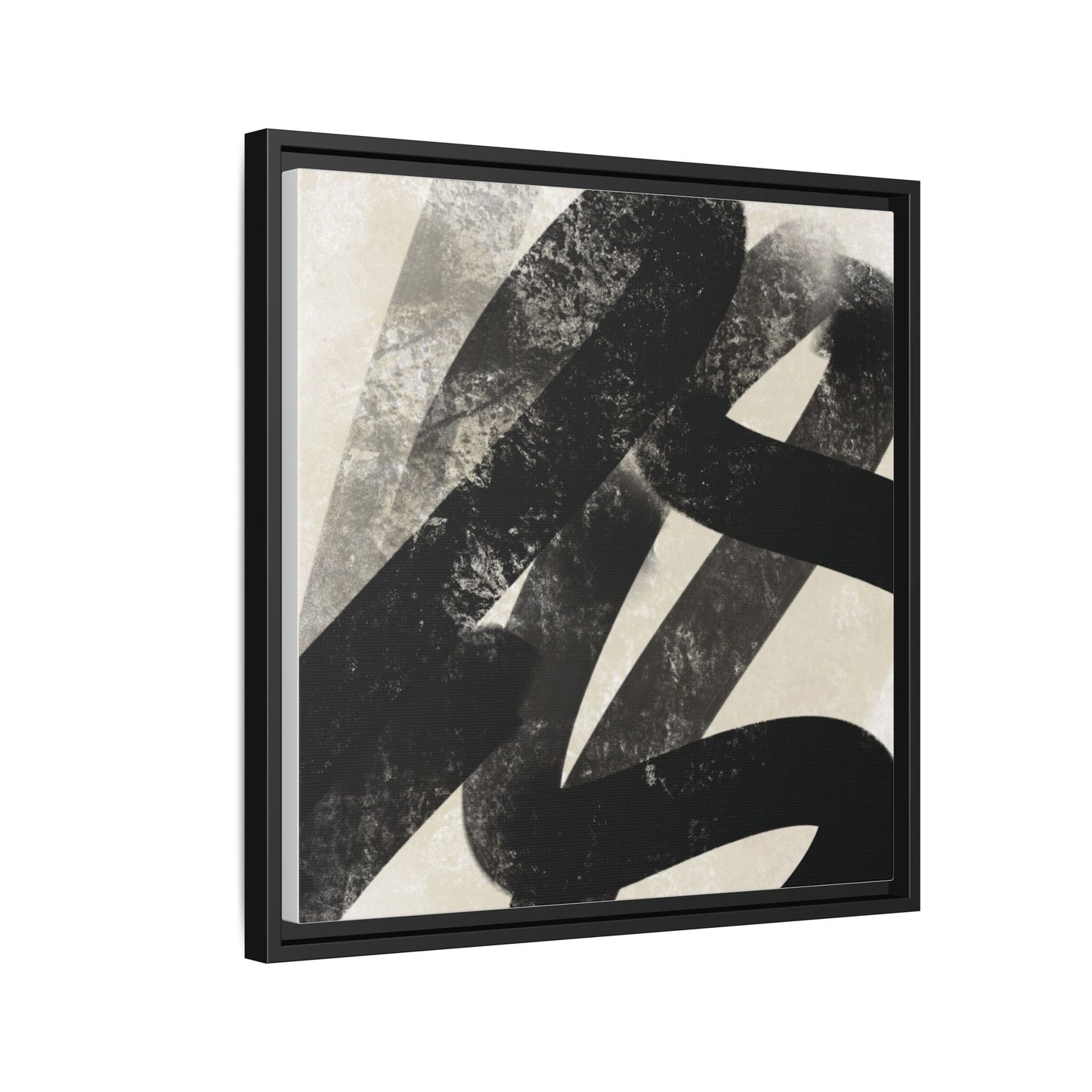 Modern Abstract Framed Canvas Art - Multi-Color Decorative Wall Decor