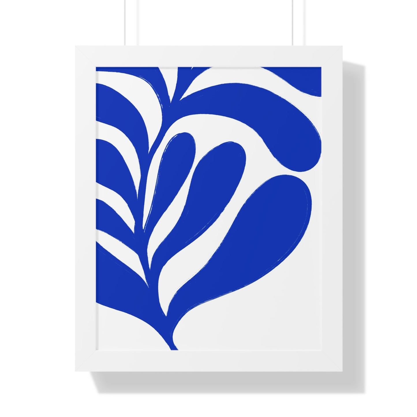 Botanical Blue Art Framed Poster