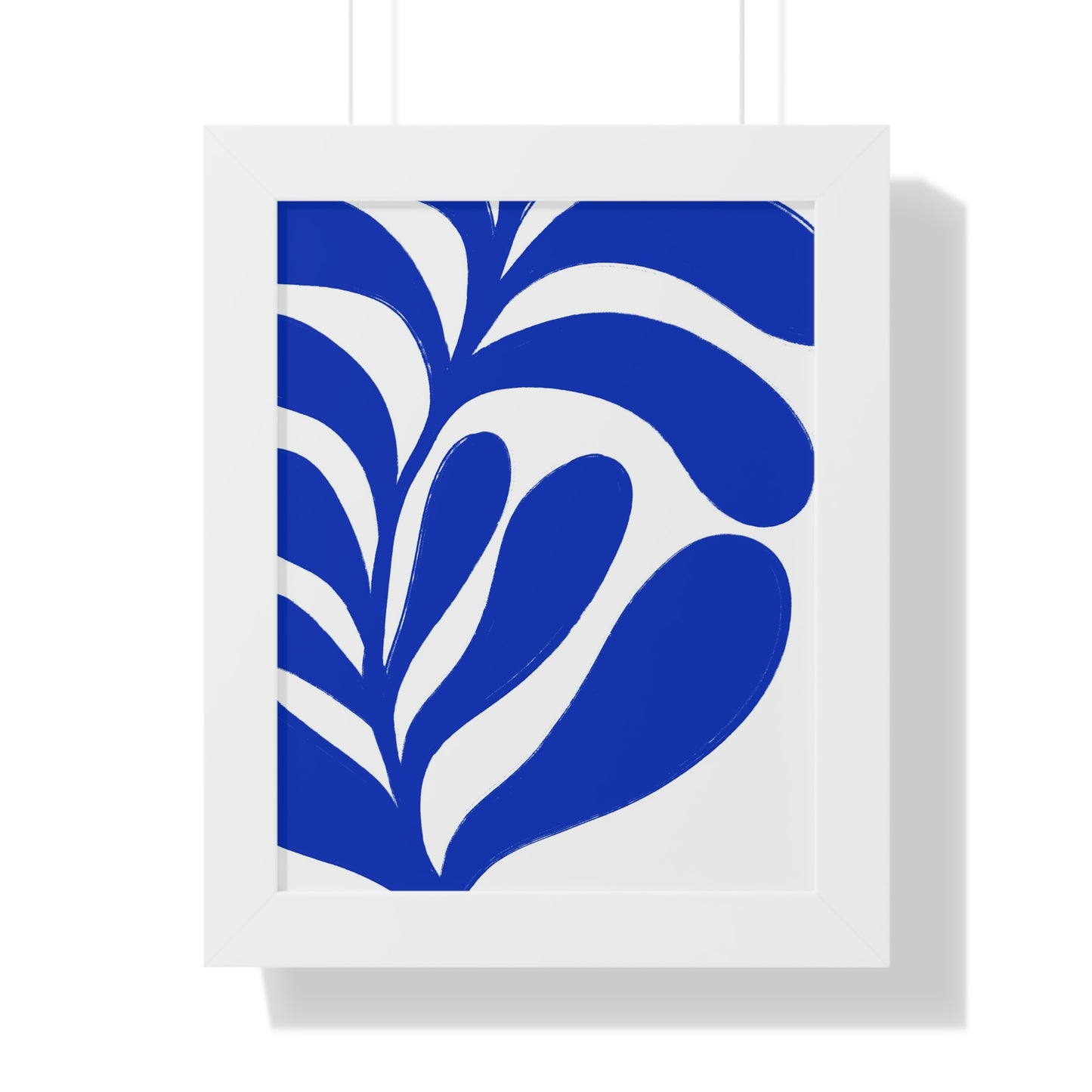 Botanical Blue Art Framed Poster