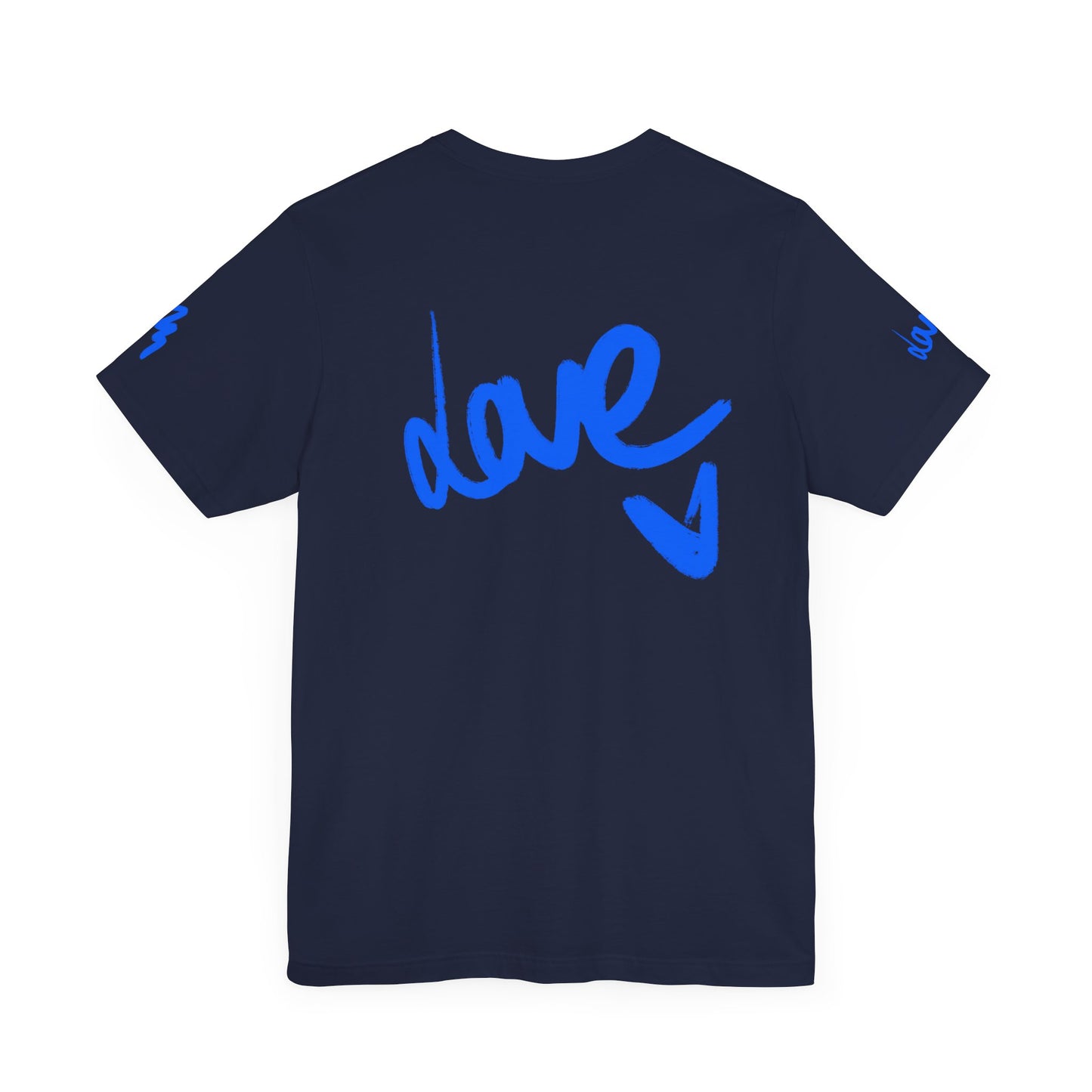 Casual Unisex Tee - Stylish 'dave' Graphic Short Sleeve Shirt