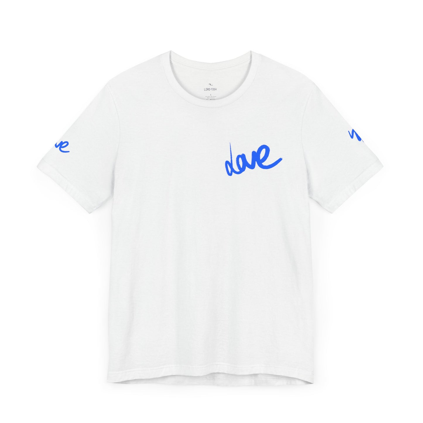 Casual Unisex Tee - Stylish 'dave' Graphic Short Sleeve Shirt