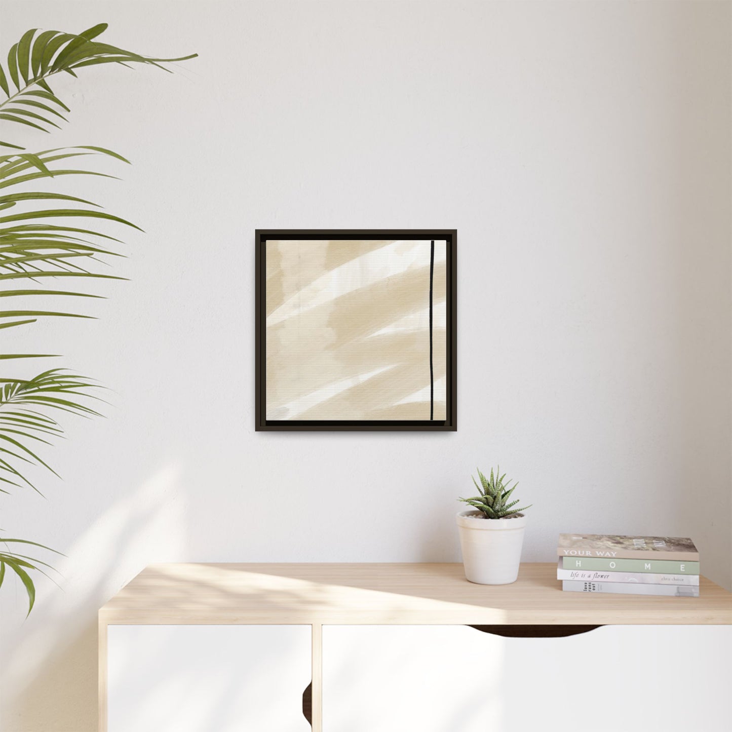 Modern Abstract Framed Canvas Art - Multi-color Wall Decor