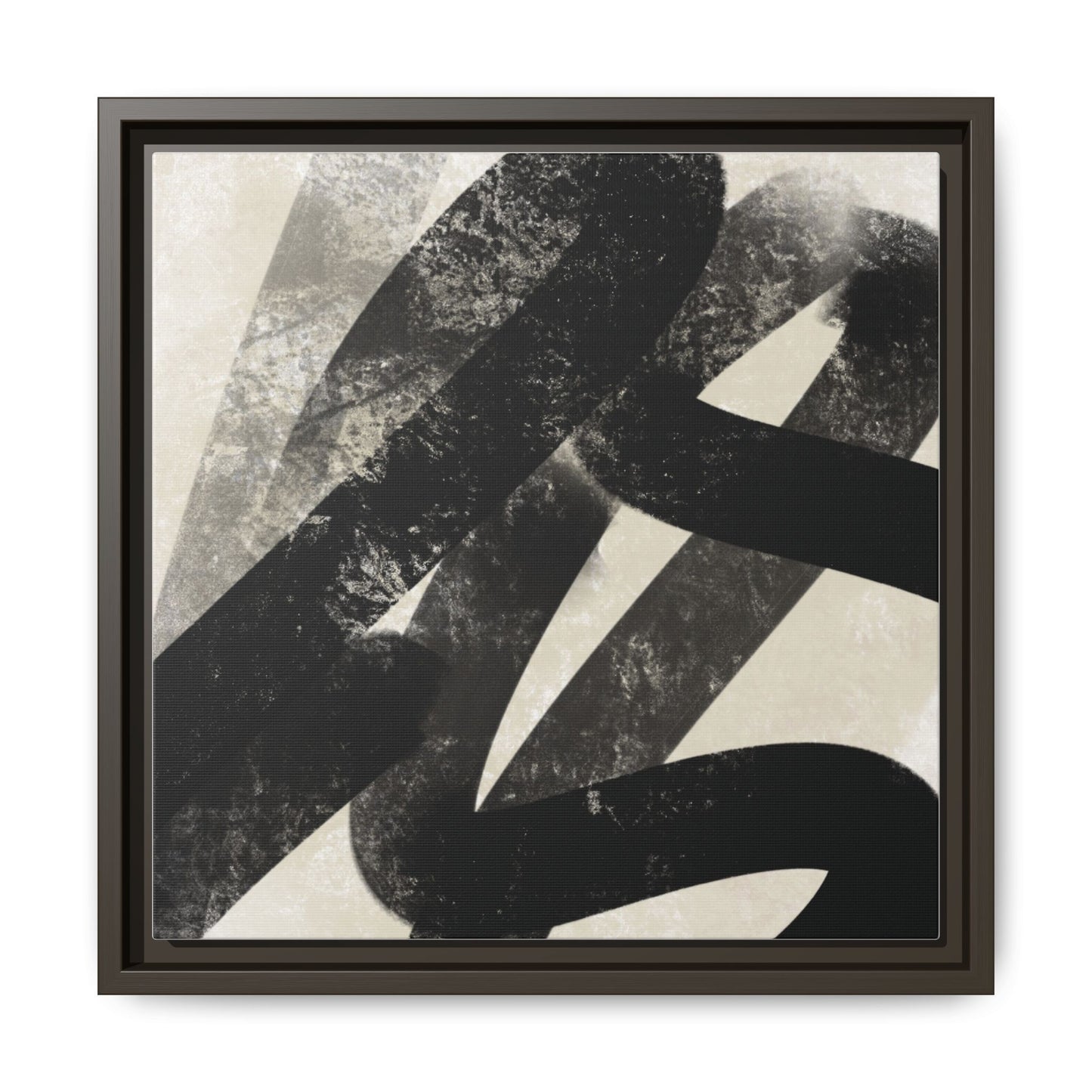 Modern Abstract Framed Canvas Art - Multi-Color Decorative Wall Decor