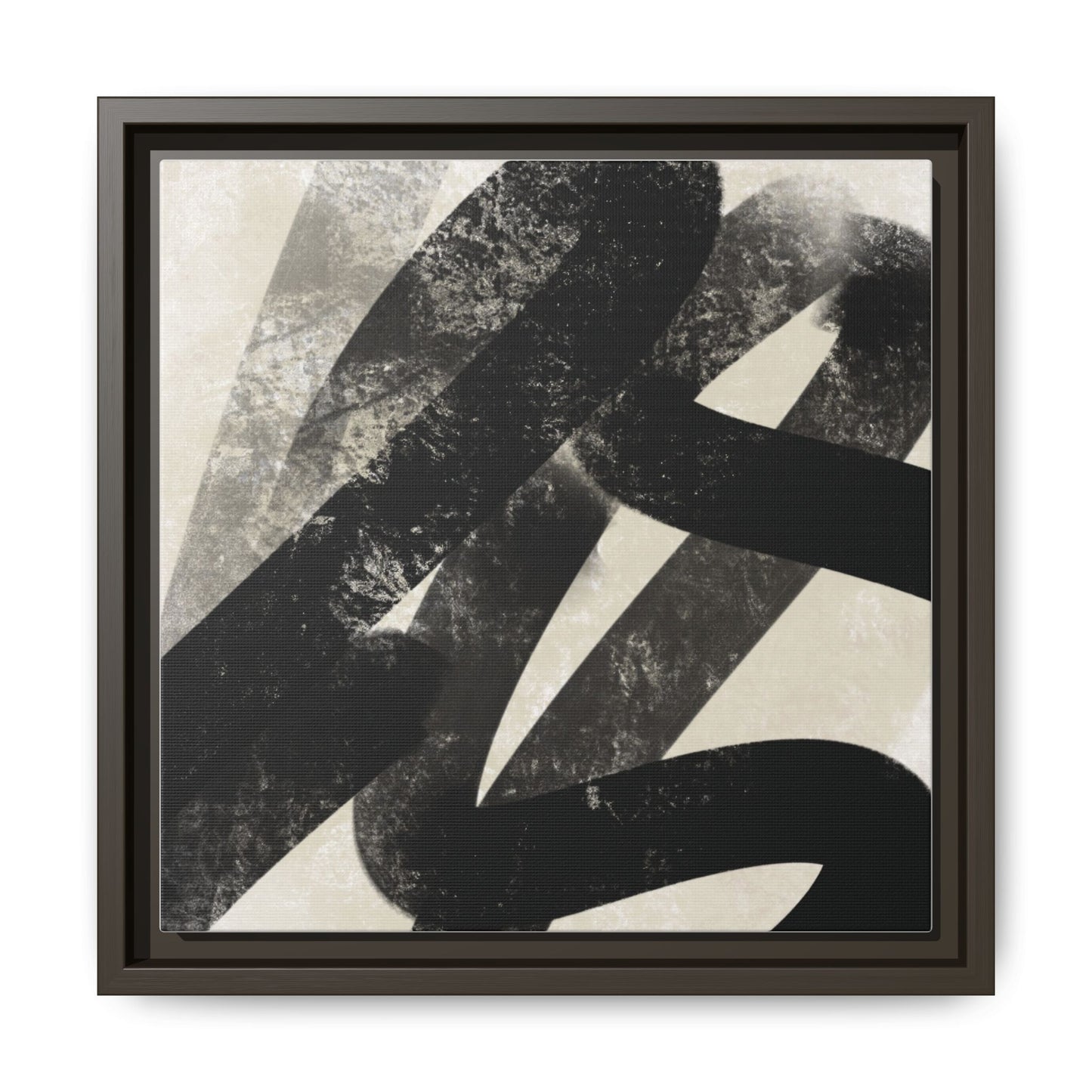 Modern Abstract Framed Canvas Art - Multi-Color Decorative Wall Decor