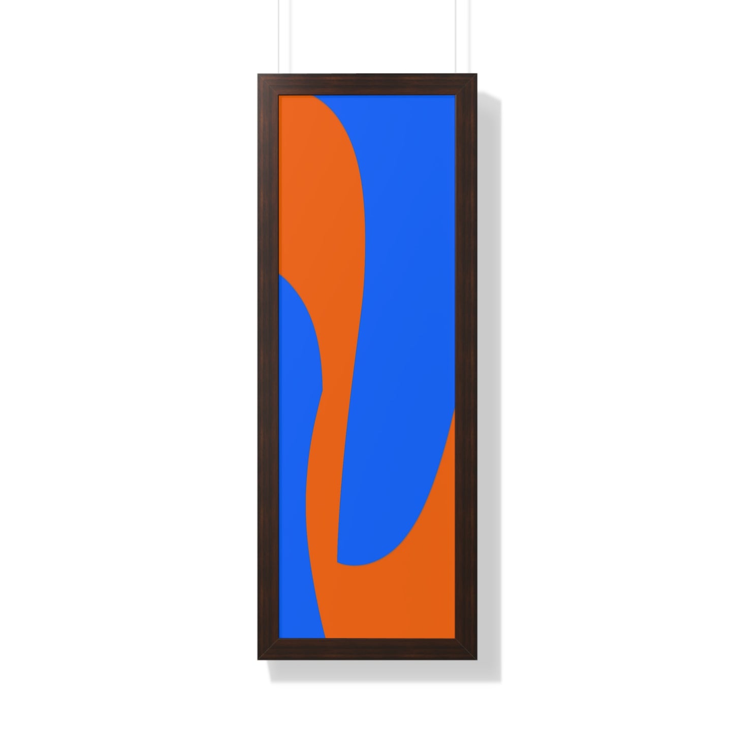 Orange and Blue Poster