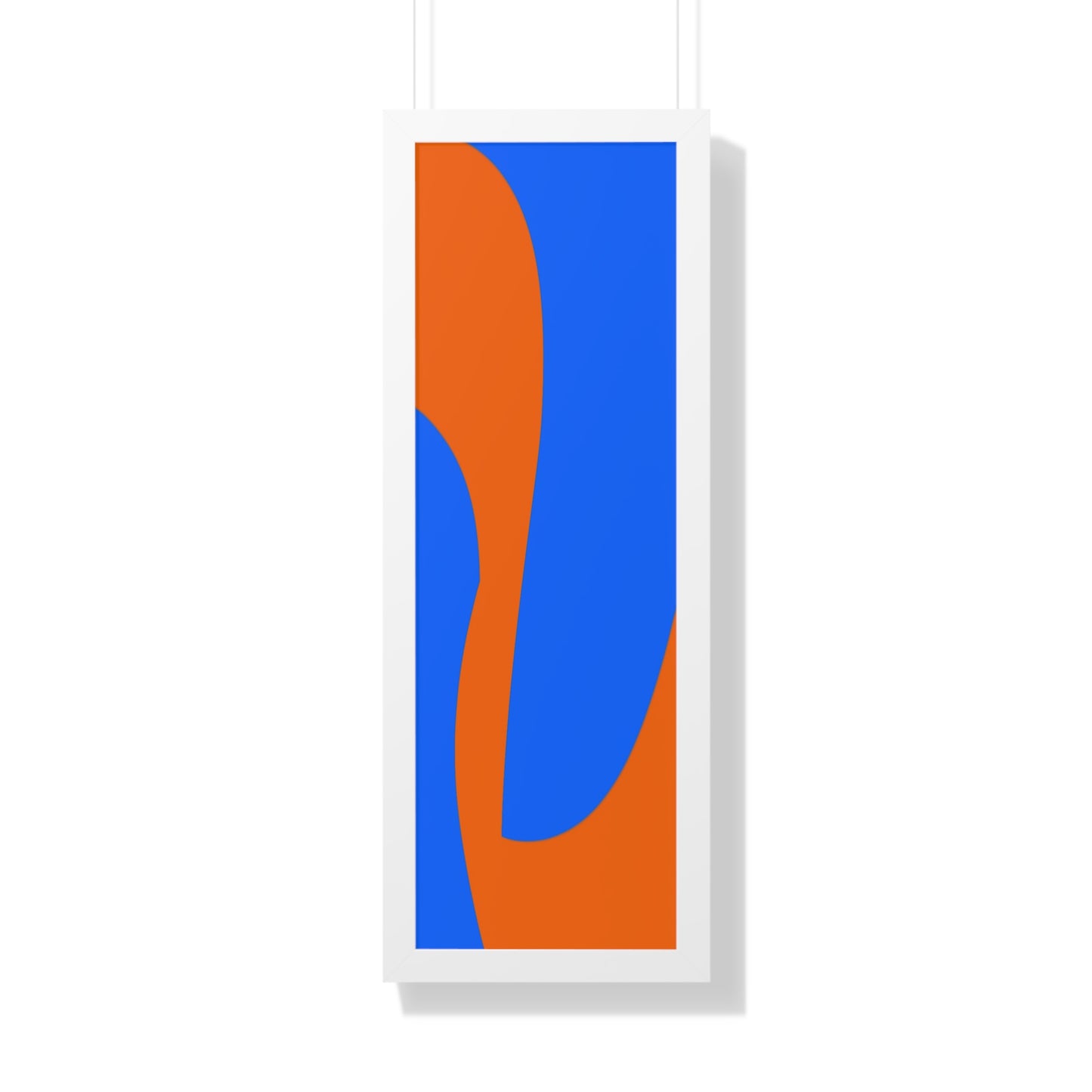 Orange and Blue Poster