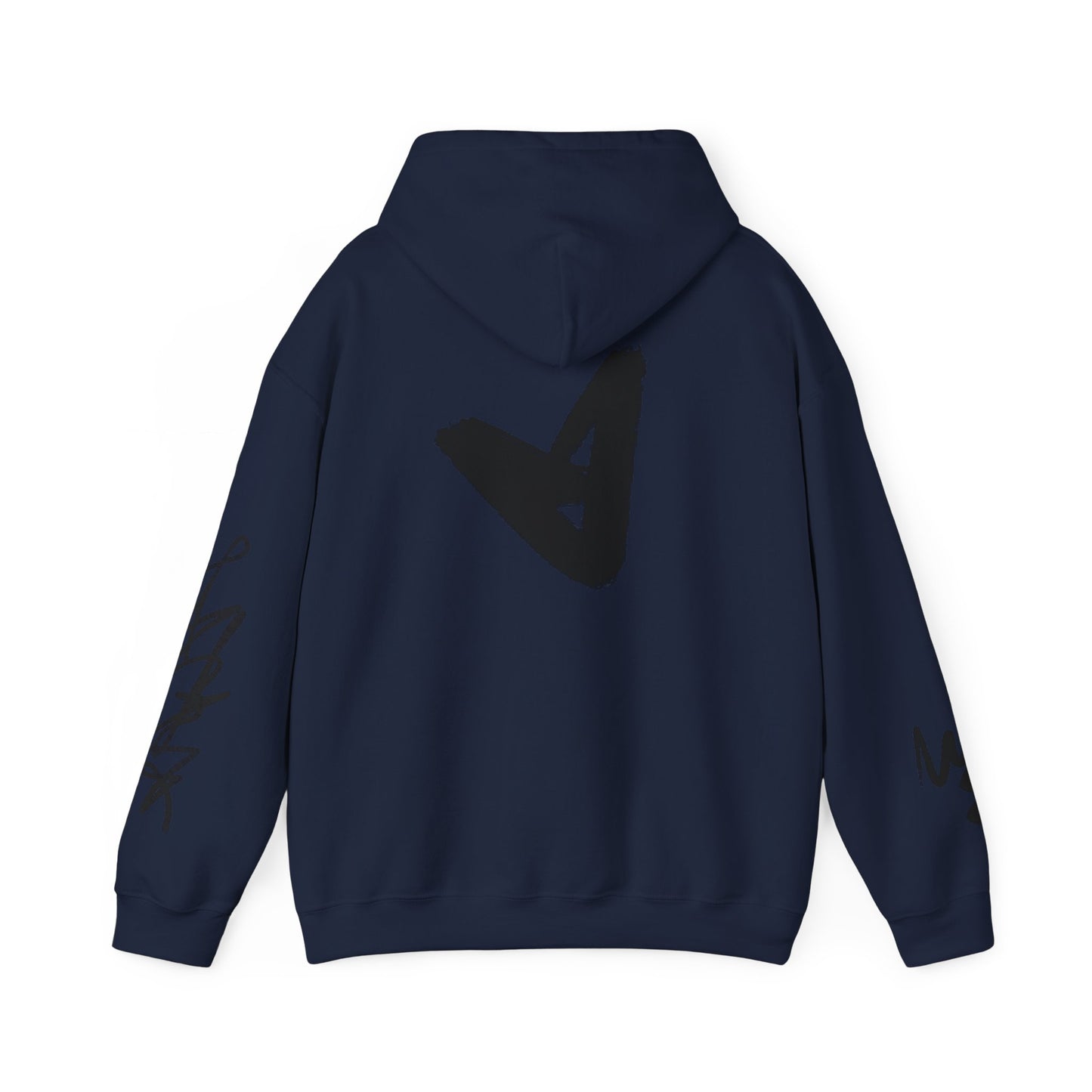 Black hart hoddie