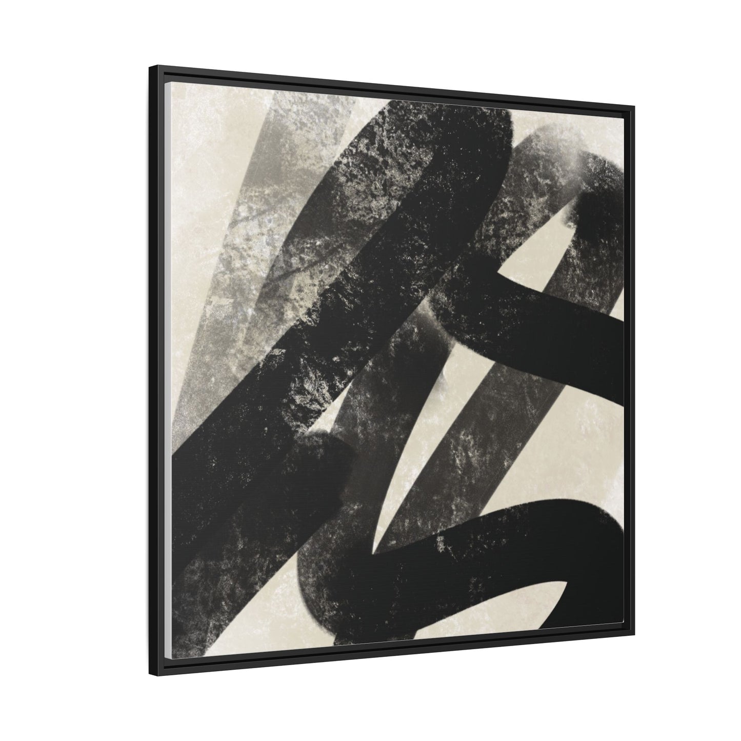 Modern Abstract Framed Canvas Art - Multi-Color Decorative Wall Decor