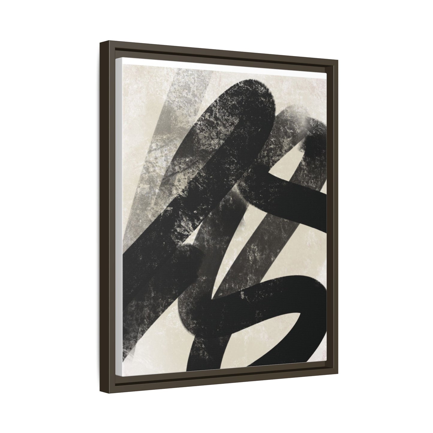 Modern Abstract Framed Canvas Art - Multi-Color Decorative Wall Decor