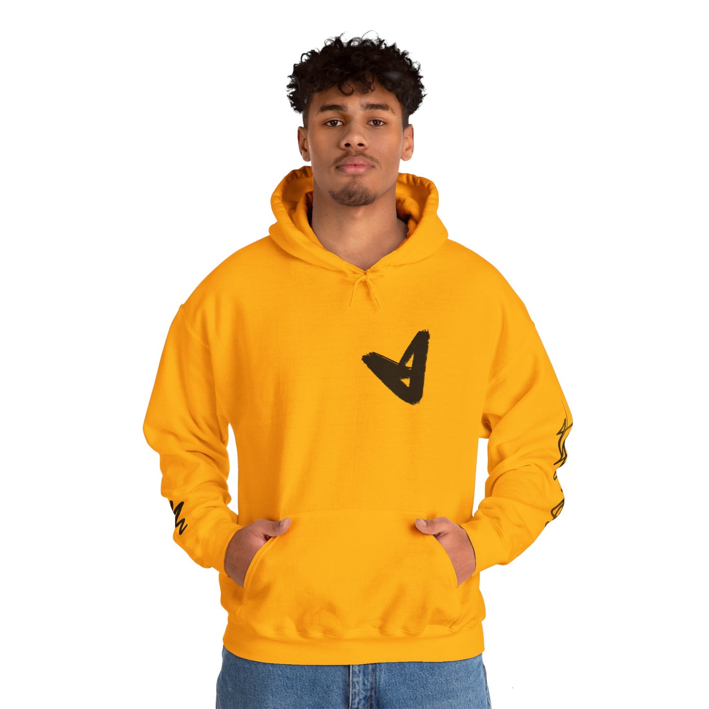 Black hart hoddie