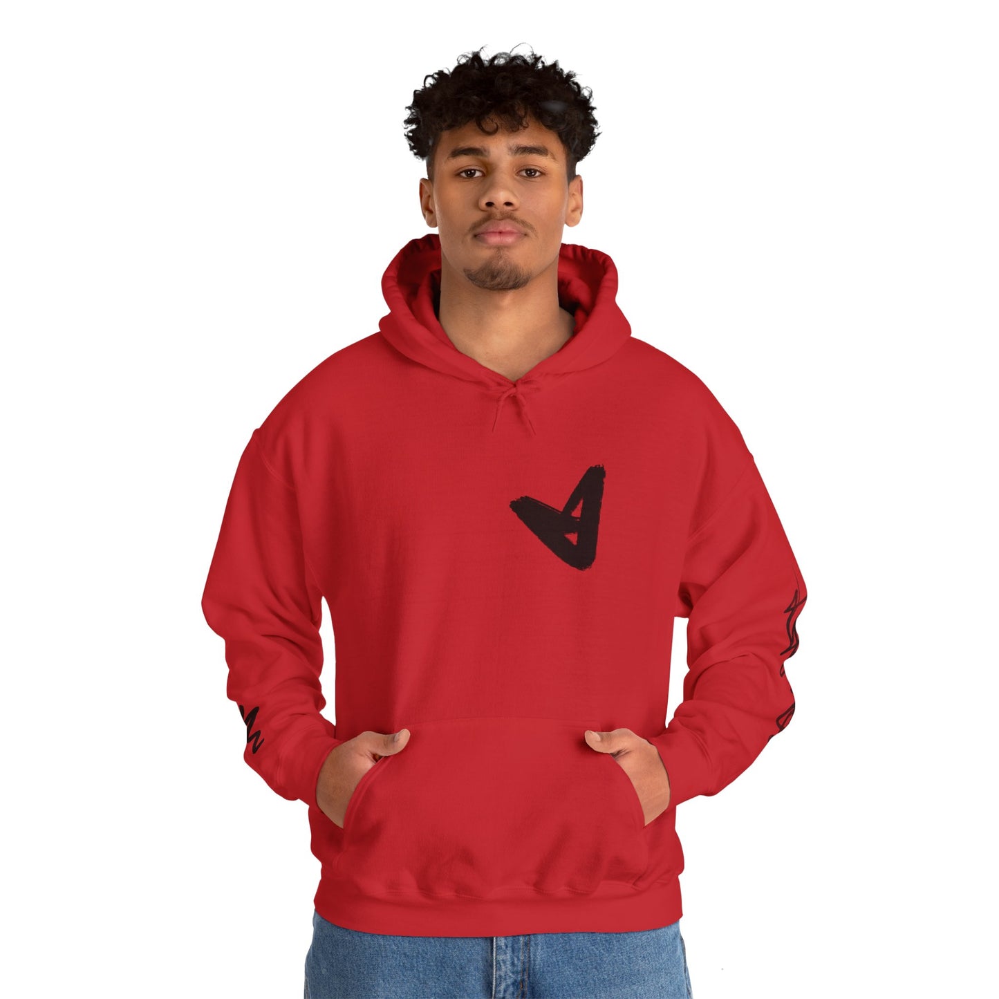 Black hart hoddie