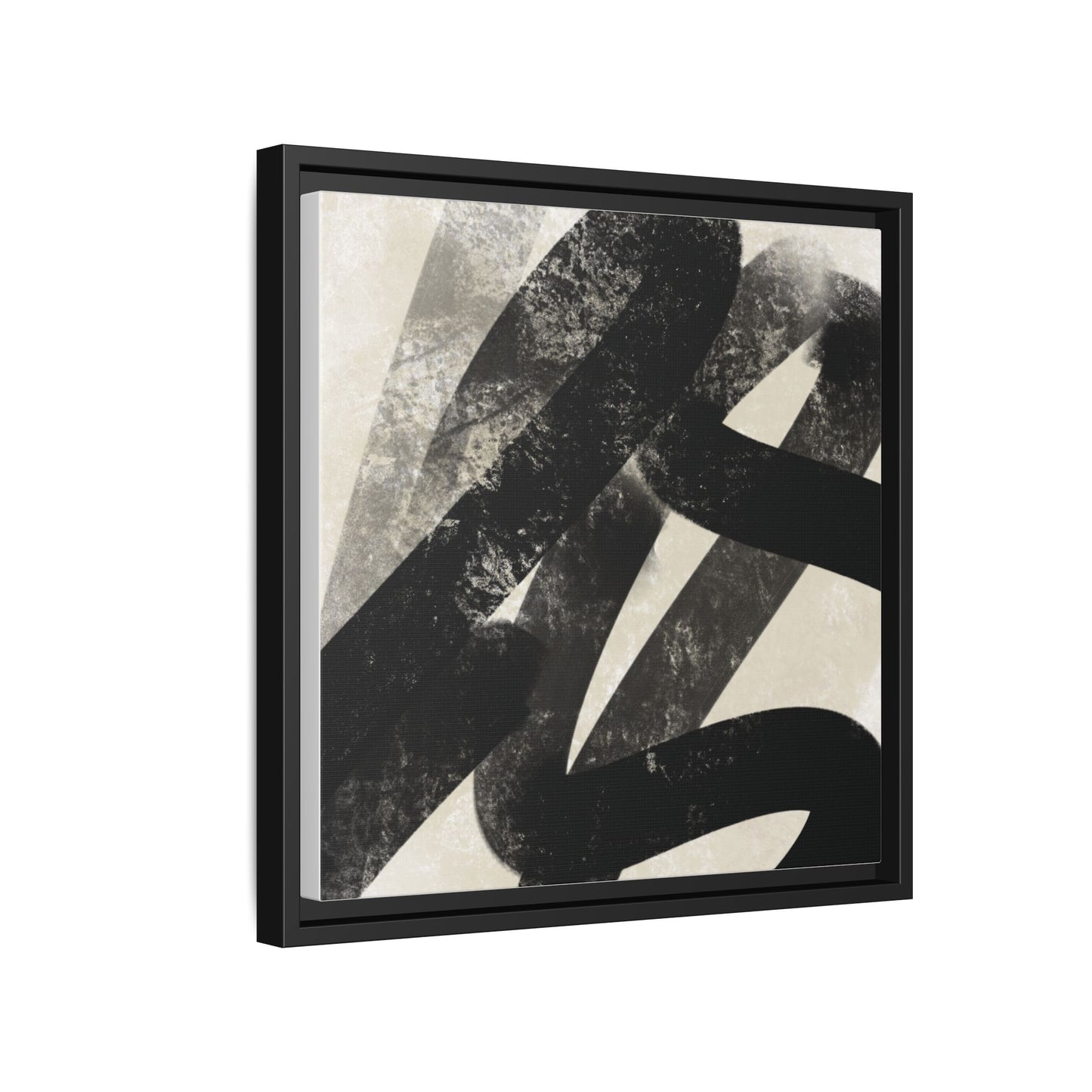 Modern Abstract Framed Canvas Art - Multi-Color Decorative Wall Decor