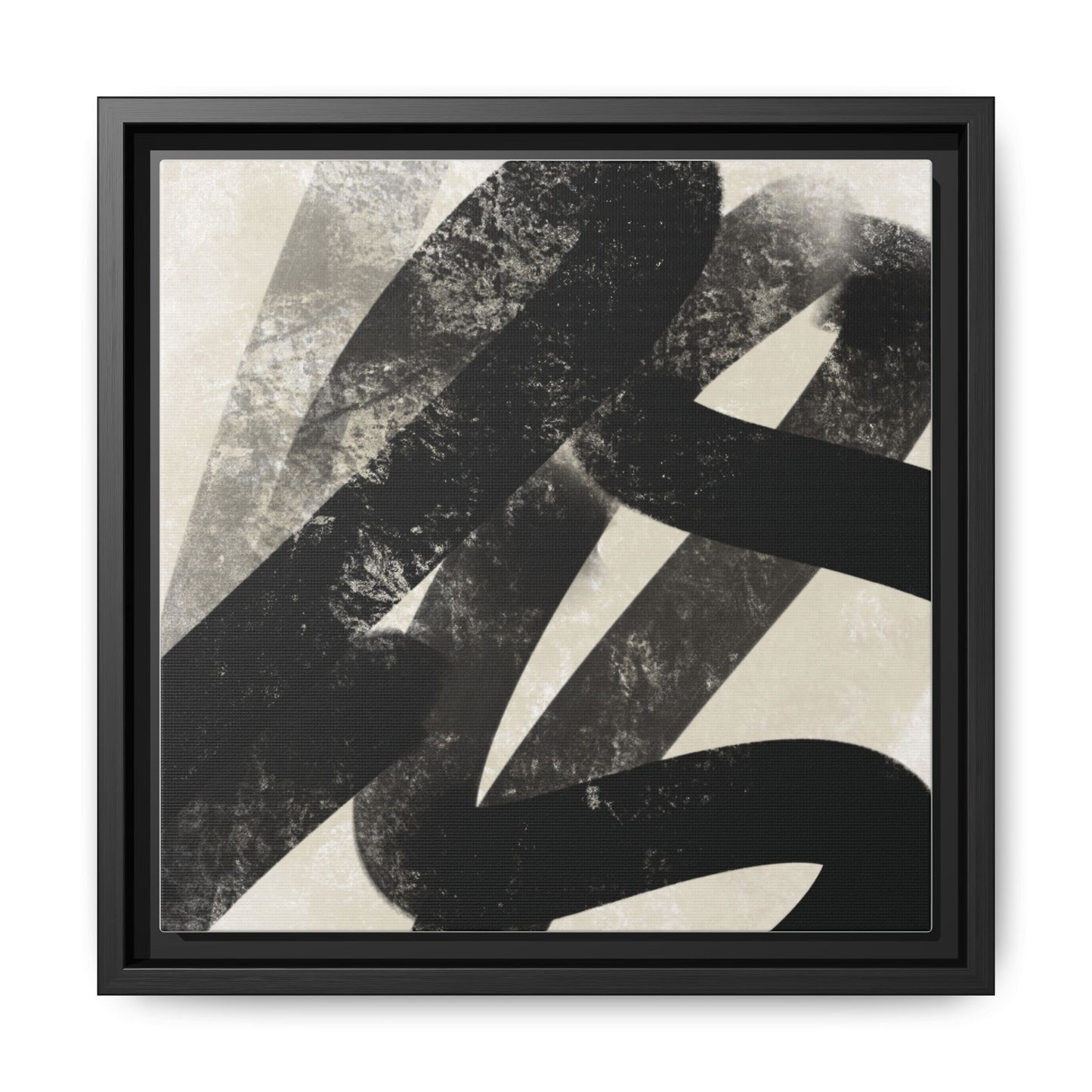 Modern Abstract Framed Canvas Art - Multi-Color Decorative Wall Decor