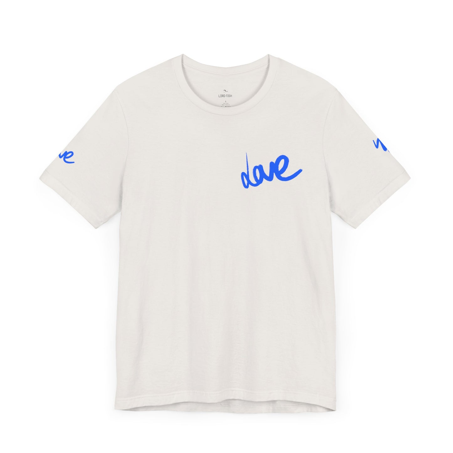 Casual Unisex Tee - Stylish 'dave' Graphic Short Sleeve Shirt