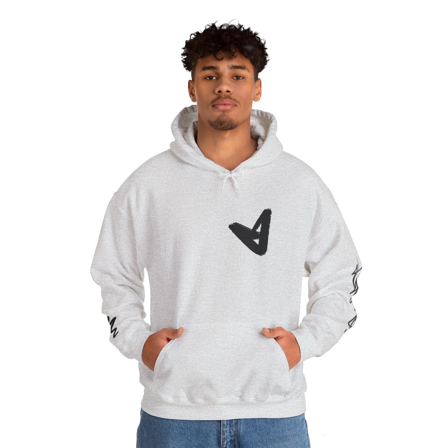 Black hart hoddie