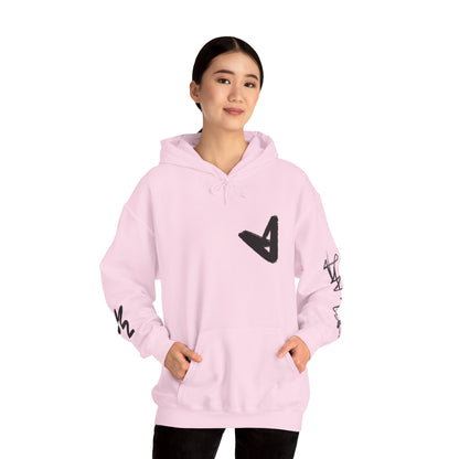 Black hart hoddie