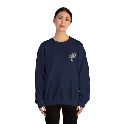 Cactus Embroidered Unisex Crewneck Sweatshirt